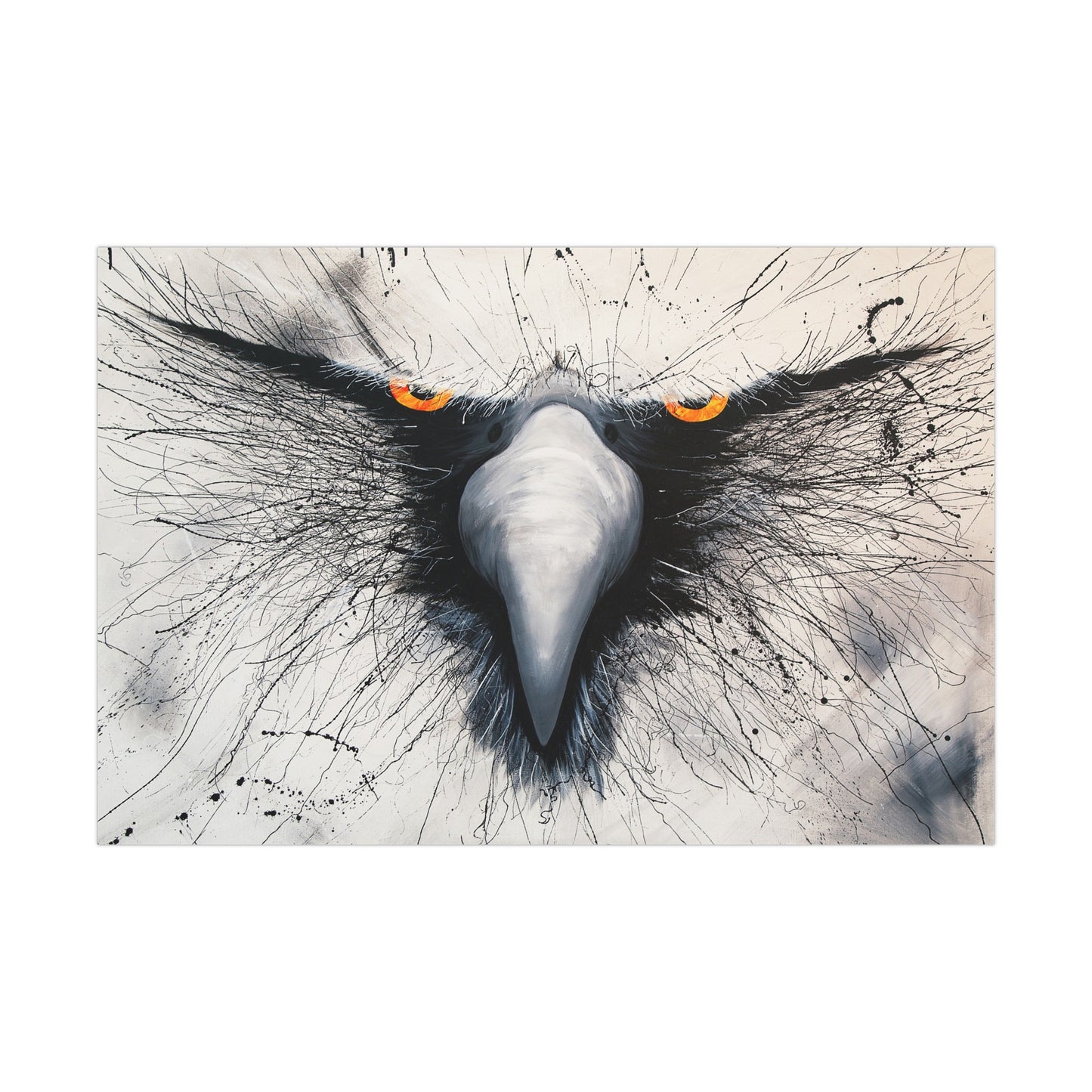 Eagle Eye Matte Poster: Soar with Freedom and Power