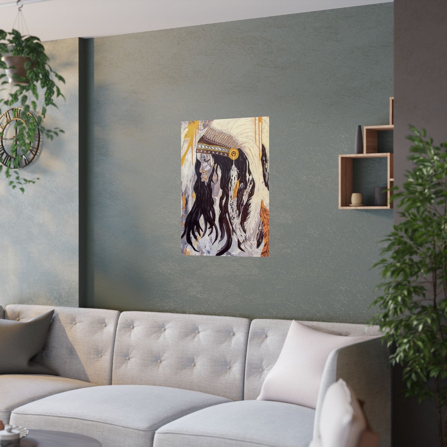 The Dreaming - The Dreaming Satin Poster: A Tribute to nature’s serenity and spiritual beauty