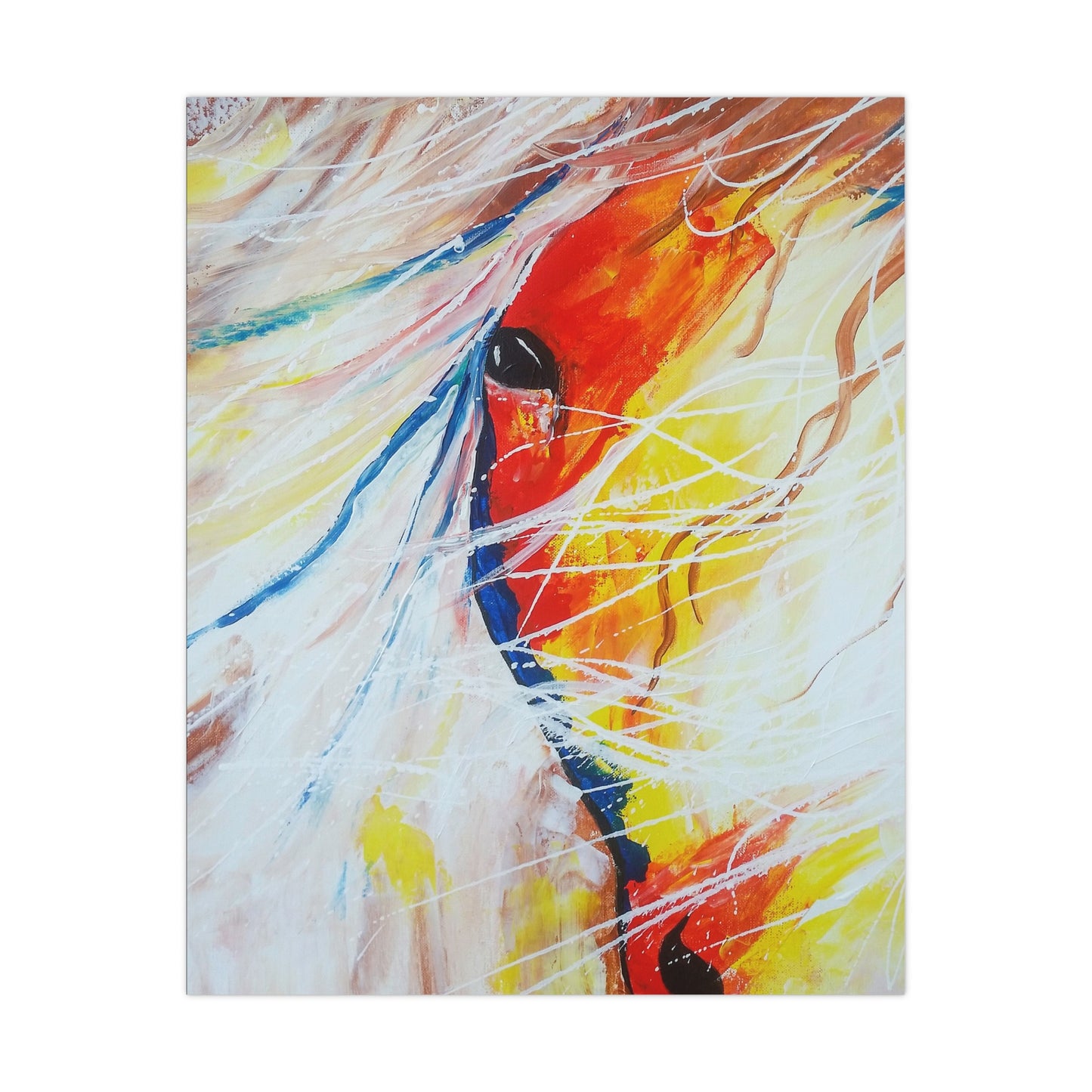 Ember Matte Poster: Ignite Your Space with Fiery Energy