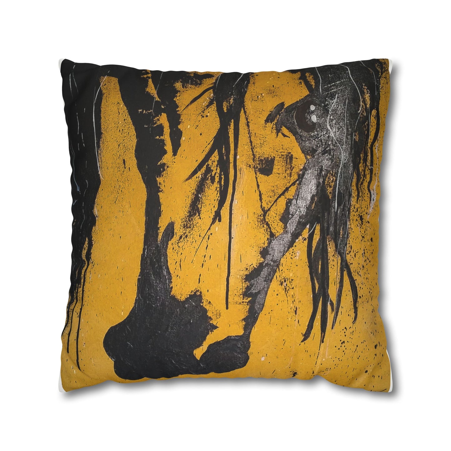 Onyx Faux Suede Pillowcase: Embrace the Power and Luxury of Bold Elegance