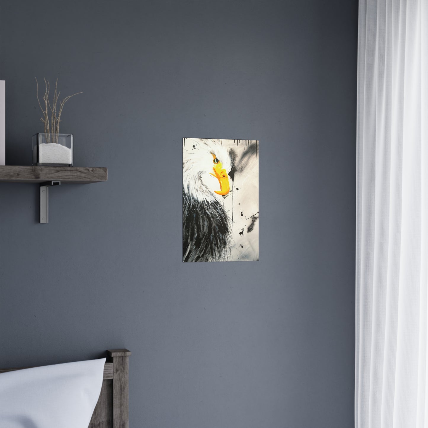 Majestic Eagle Satin Poster: Unleash the Power and Freedom of the Skies