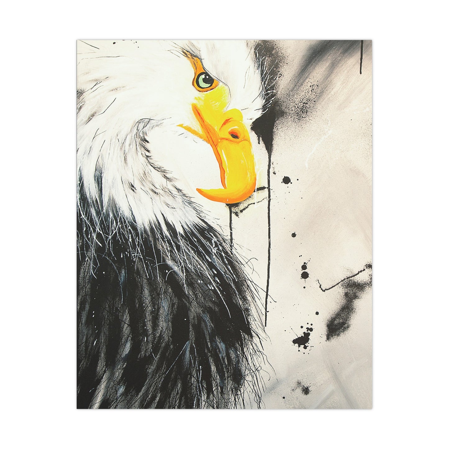 Majestic Eagle Satin Poster: Unleash the Power and Freedom of the Skies