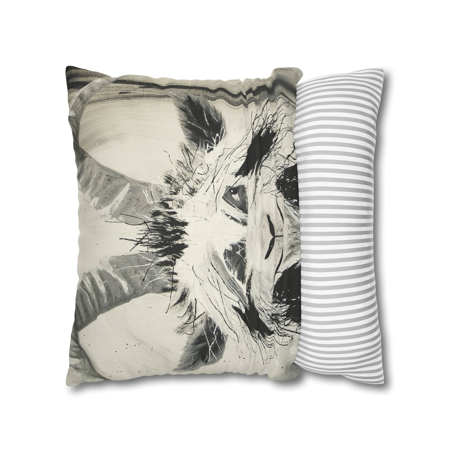 Billy - Faux Suede Square Pillowcase