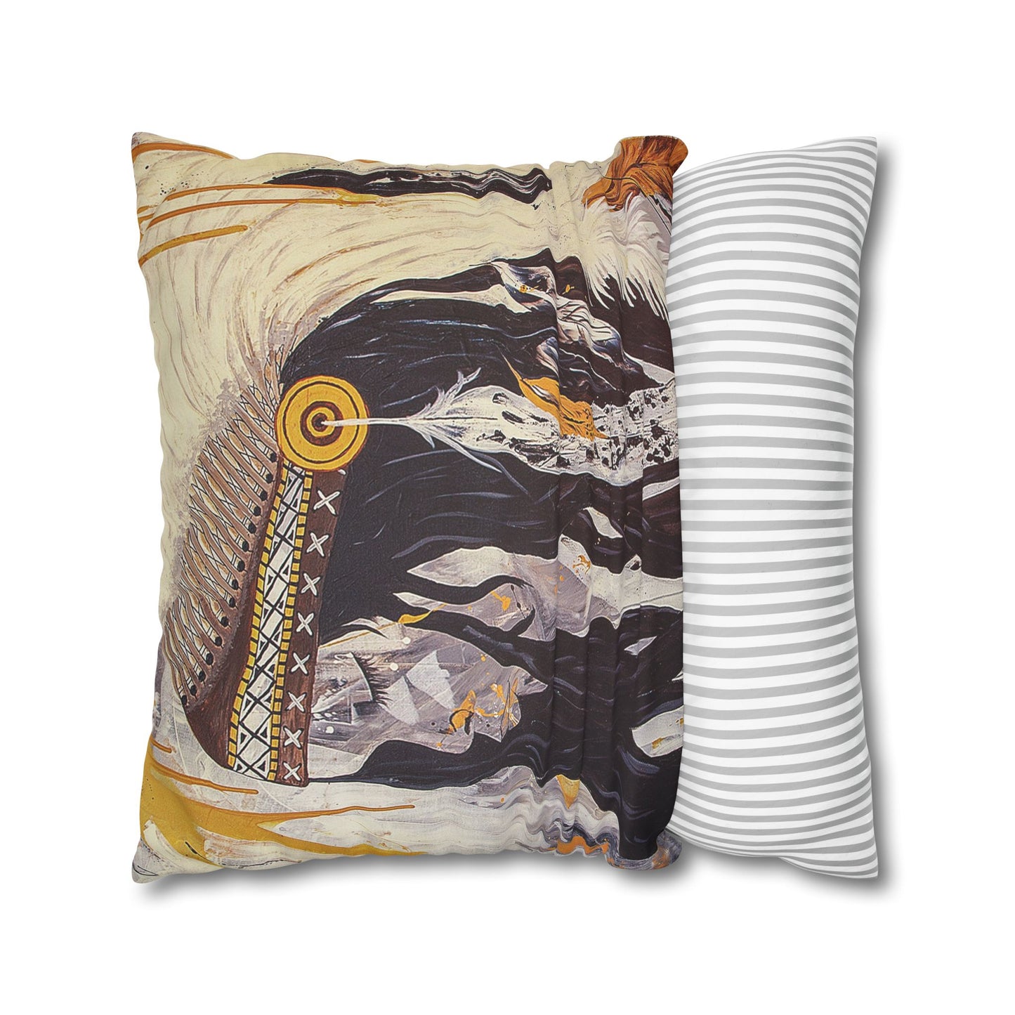 The Dreaming - Faux Suede Square Pillowcase
