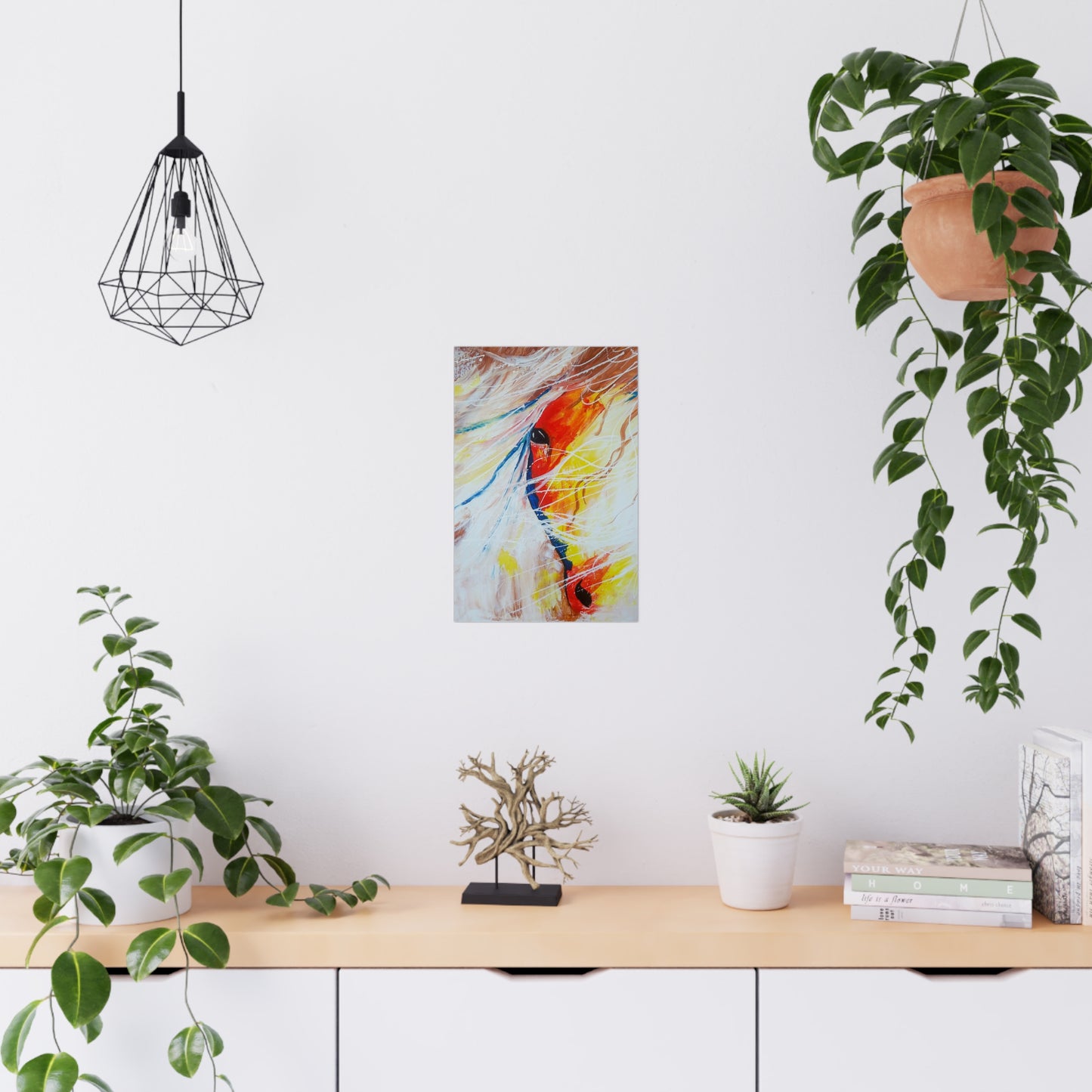 Ember Matte Poster: Ignite Your Space with Fiery Energy