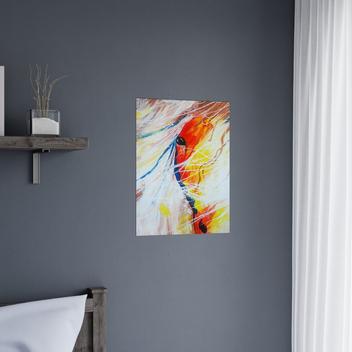 Ember Matte Poster: Ignite Your Space with Fiery Energy