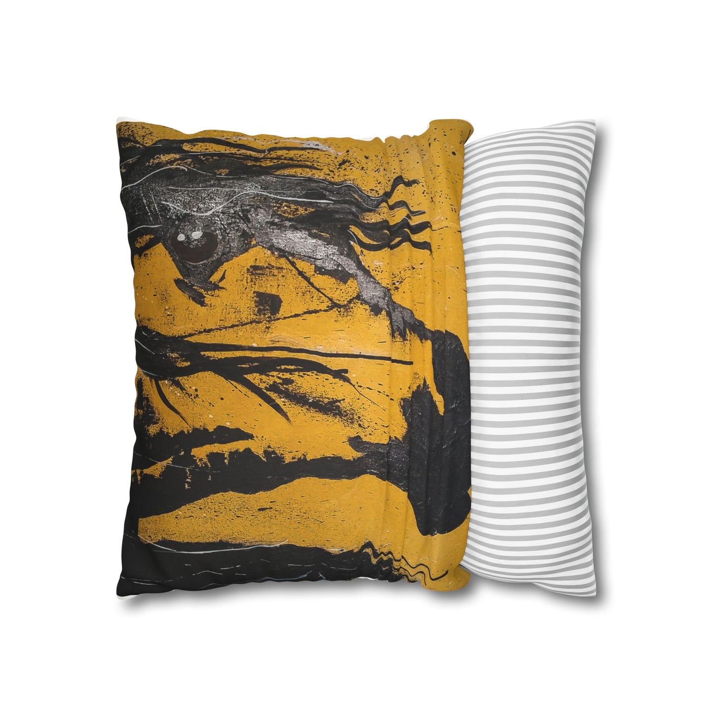 Onyx Faux Suede Pillowcase: Embrace the Power and Luxury of Bold Elegance