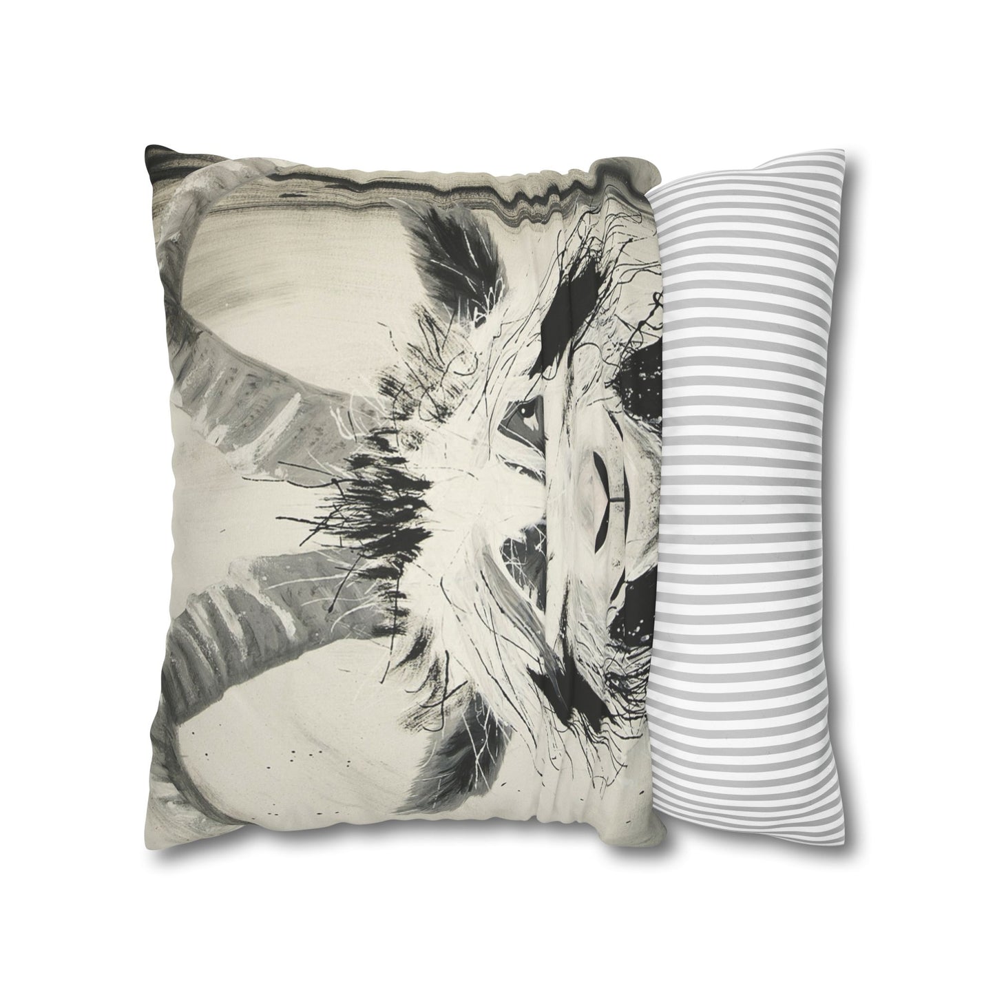 Billy - Faux Suede Square Pillowcase