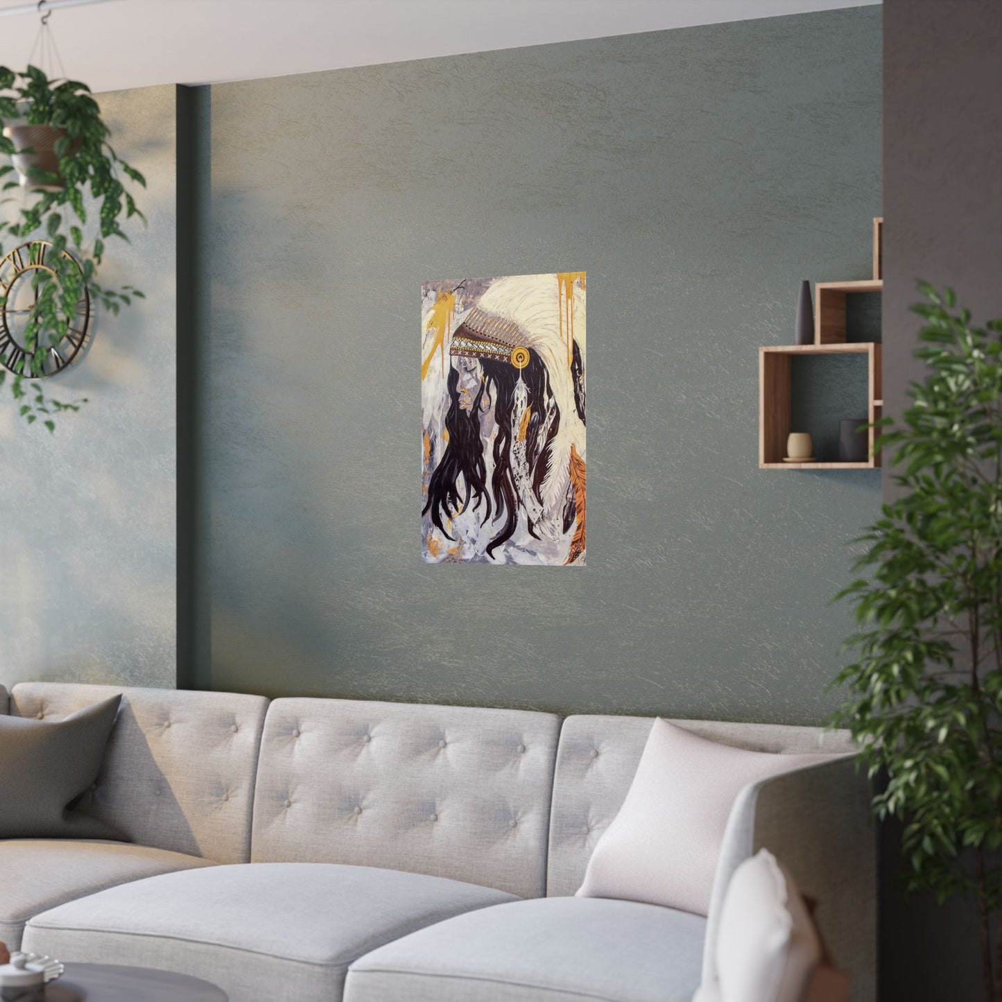 The Dreaming - The Dreaming Satin Poster: A Tribute to nature’s serenity and spiritual beauty