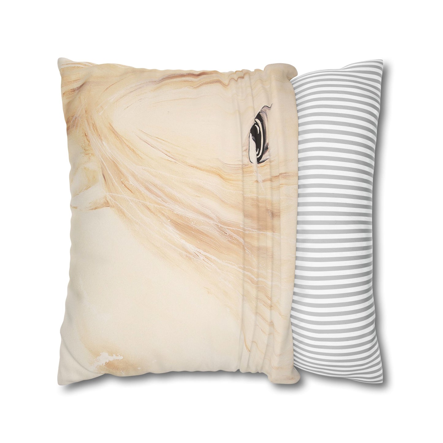 Gentle Soul Faux Suede Pillowcase: Embrace Tranquility and Inner Calm