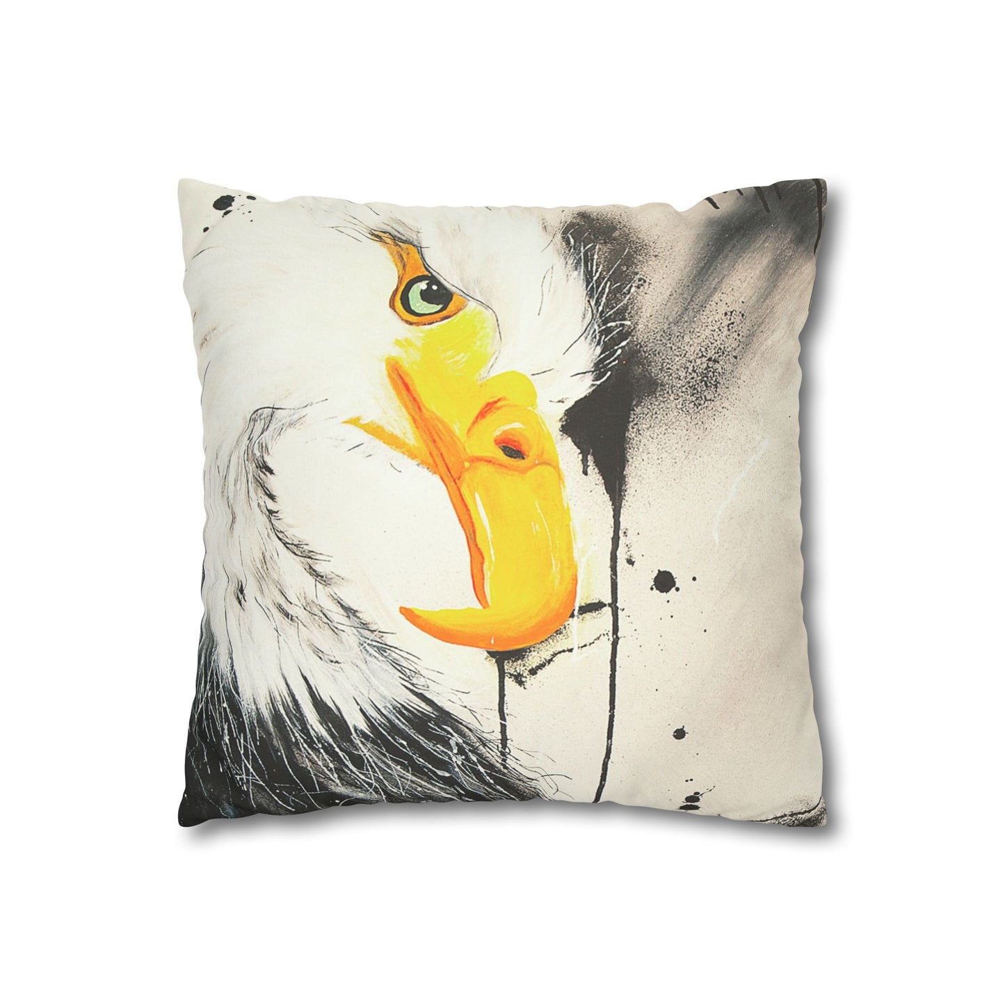 Majestic Eagle - Faux Suede Square Pillowcase