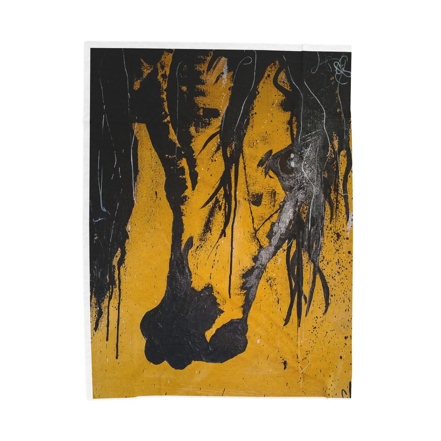 Onyx - Velveteen Plush Blanket