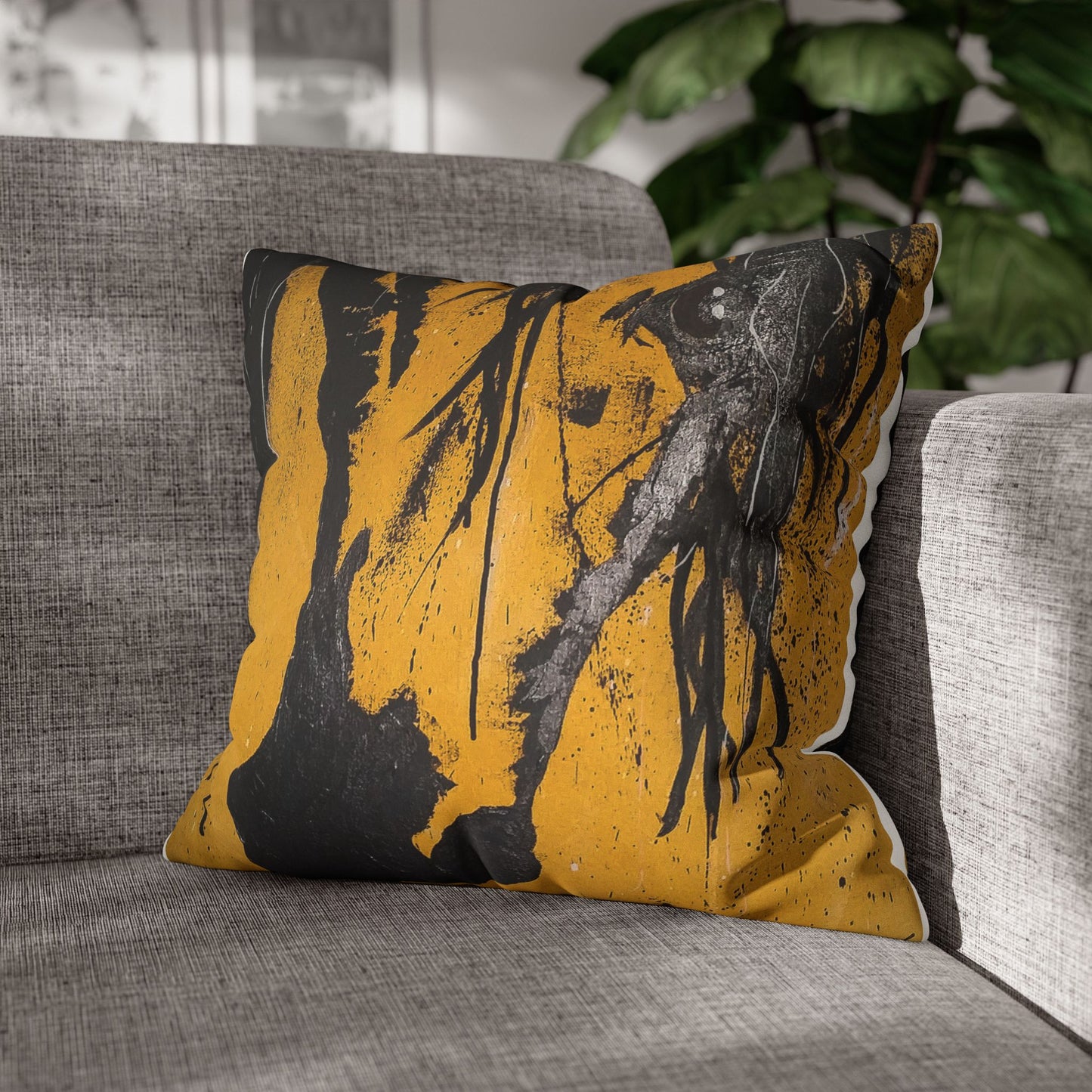 Onyx Faux Suede Pillowcase: Embrace the Power and Luxury of Bold Elegance