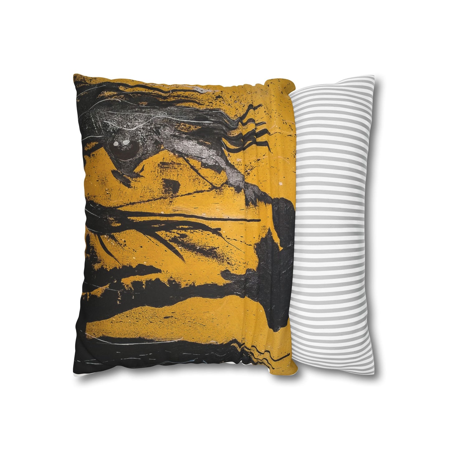 Onyx Faux Suede Pillowcase: Embrace the Power and Luxury of Bold Elegance