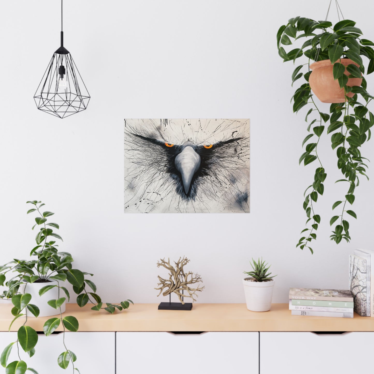 Eagle Eye Matte Poster: Soar with Freedom and Power