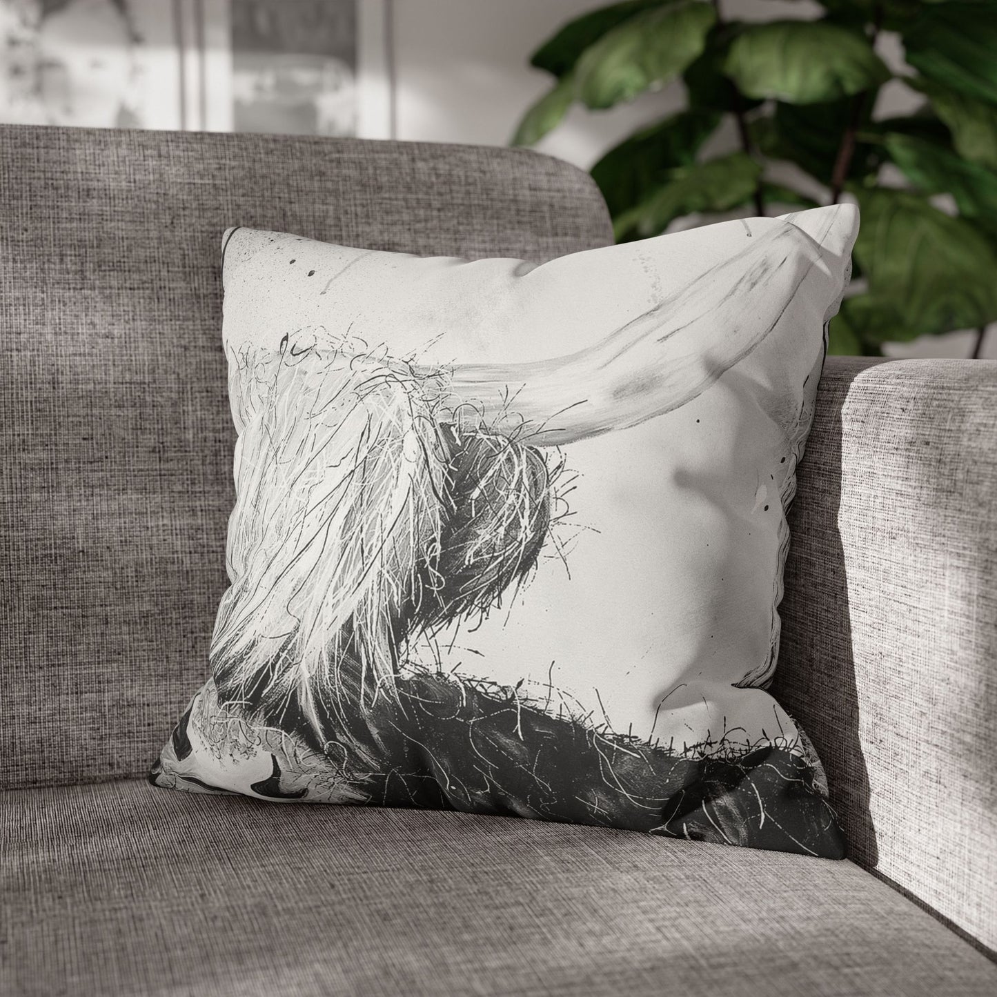 Highlander - Faux Suede Square Pillowcase
