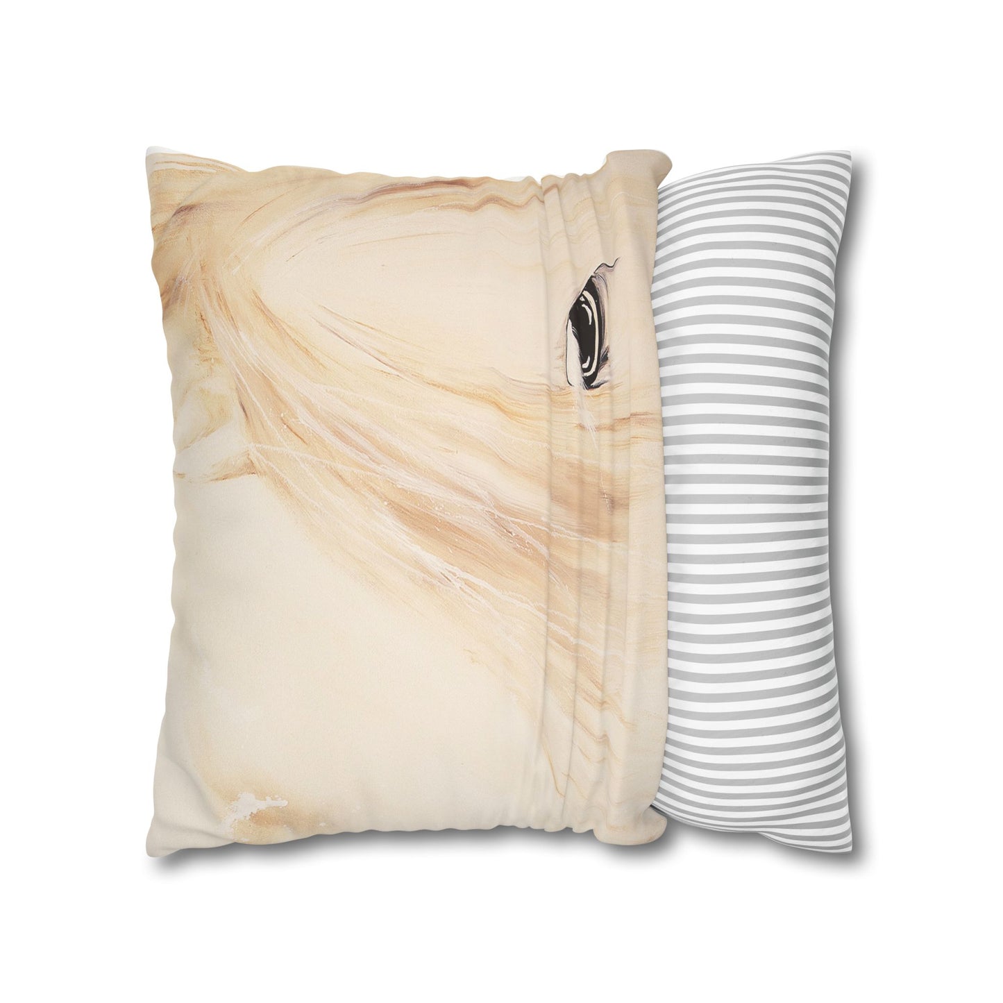 Gentle Soul Faux Suede Pillowcase: Embrace Tranquility and Inner Calm