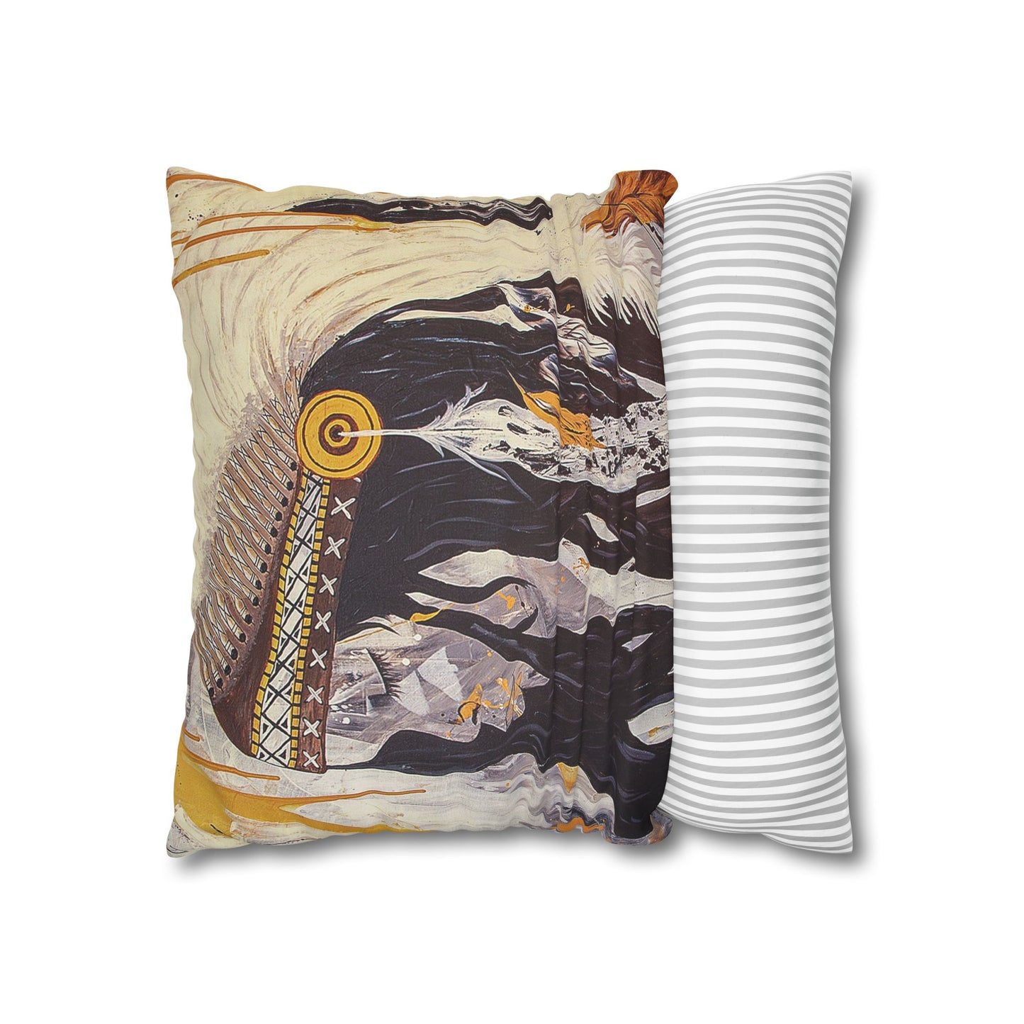 The Dreaming - Faux Suede Square Pillowcase