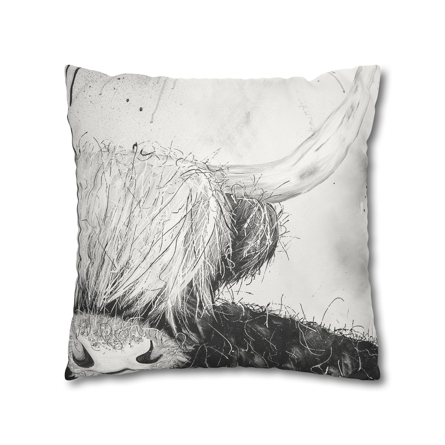 Highlander - Faux Suede Square Pillowcase