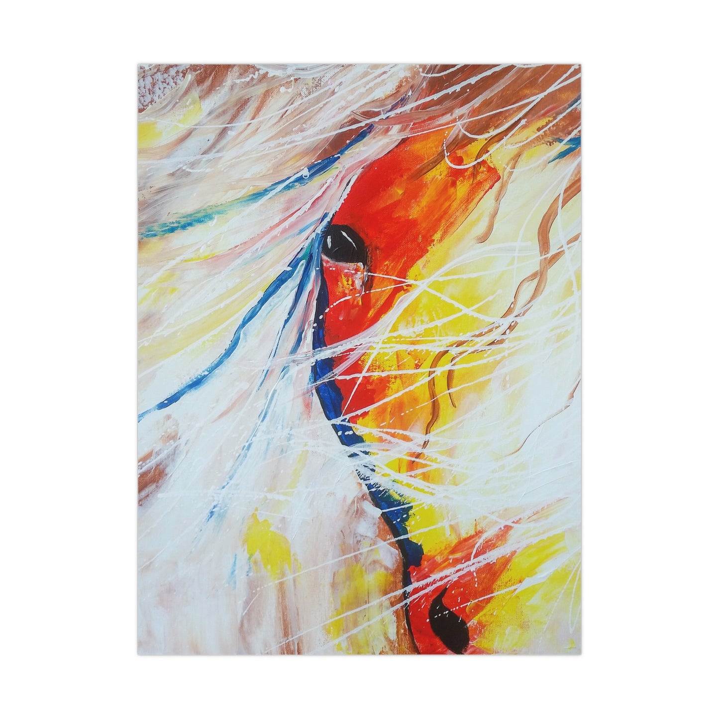 Ember Matte Poster: Ignite Your Space with Fiery Energy