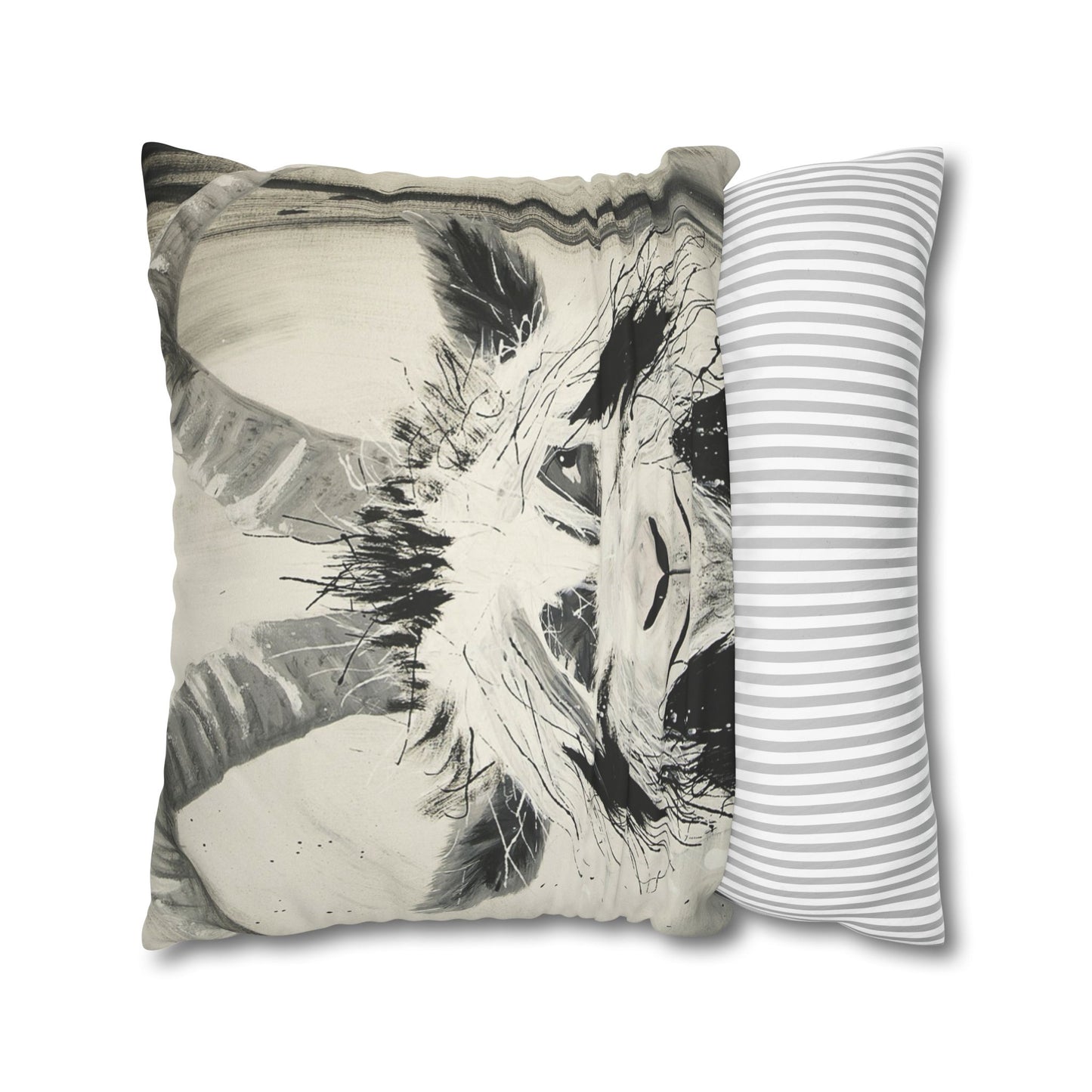 Billy - Faux Suede Square Pillowcase