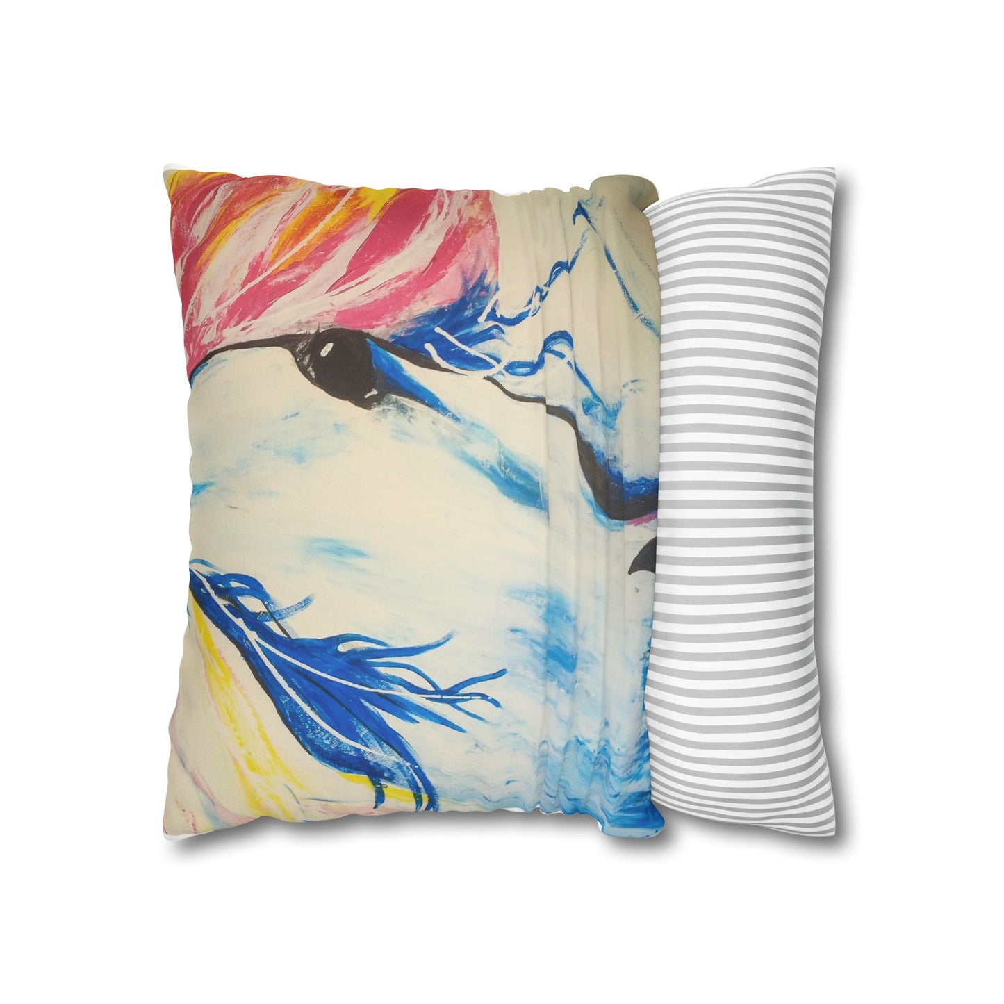 Celestial Faux Suede Pillowcase: Embrace the Magic of the Cosmos