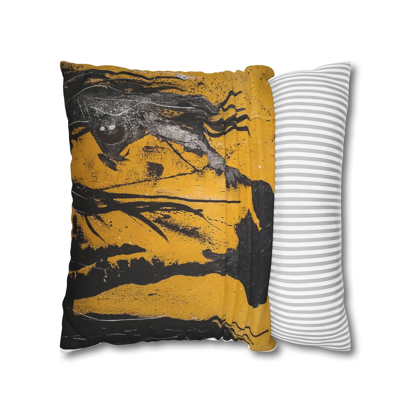 Onyx Faux Suede Pillowcase: Embrace the Power and Luxury of Bold Elegance