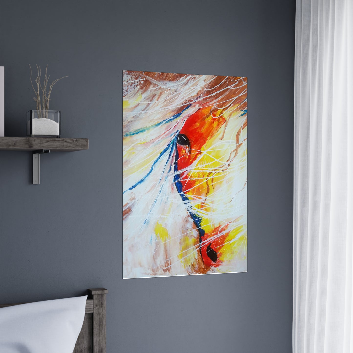 Ember Matte Poster: Ignite Your Space with Fiery Energy