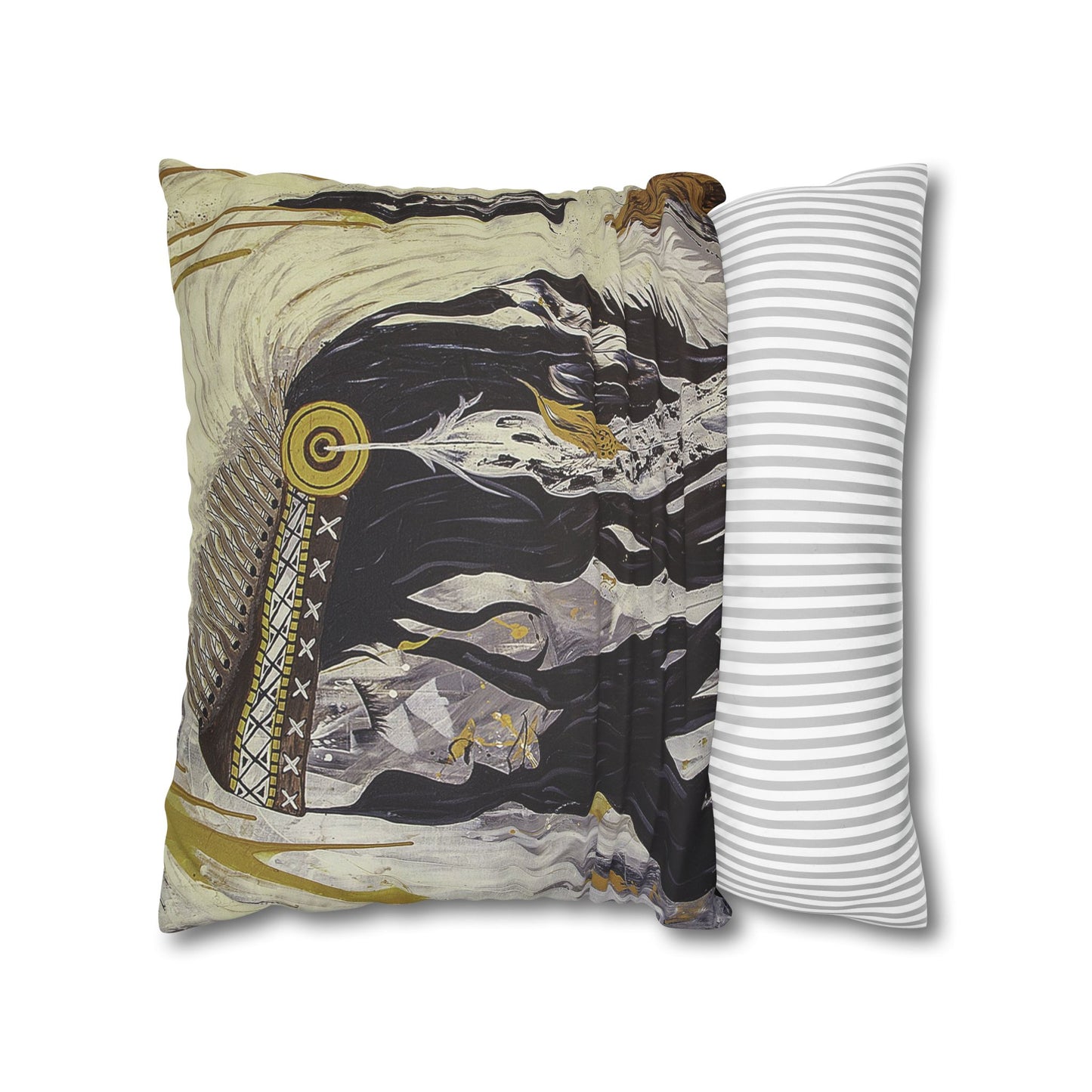 The Dreaming - Faux Suede Square Pillowcase