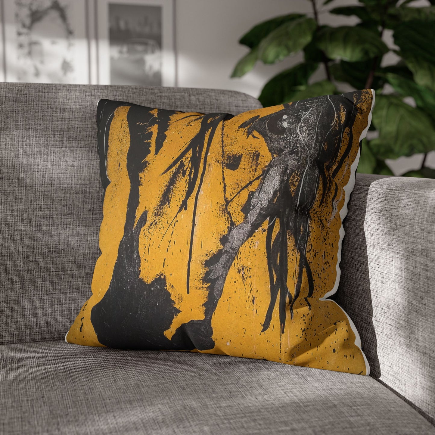 Onyx Faux Suede Pillowcase: Embrace the Power and Luxury of Bold Elegance