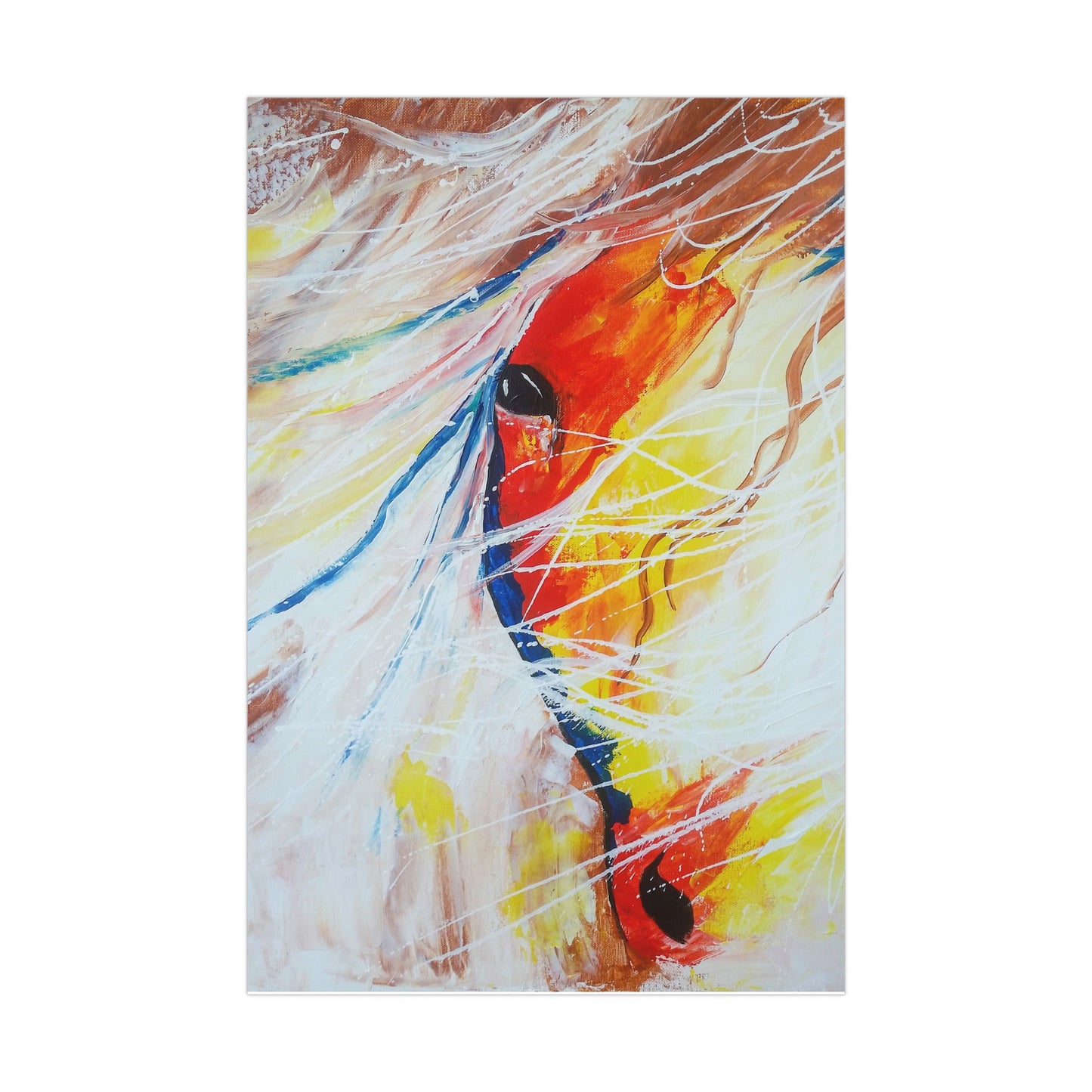 Ember Matte Poster: Ignite Your Space with Fiery Energy