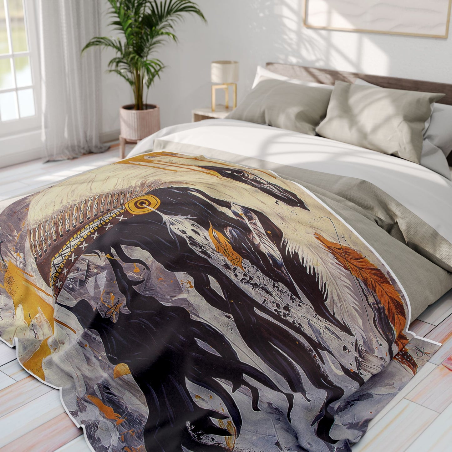 The Dreaming - Arctic Fleece Blanket