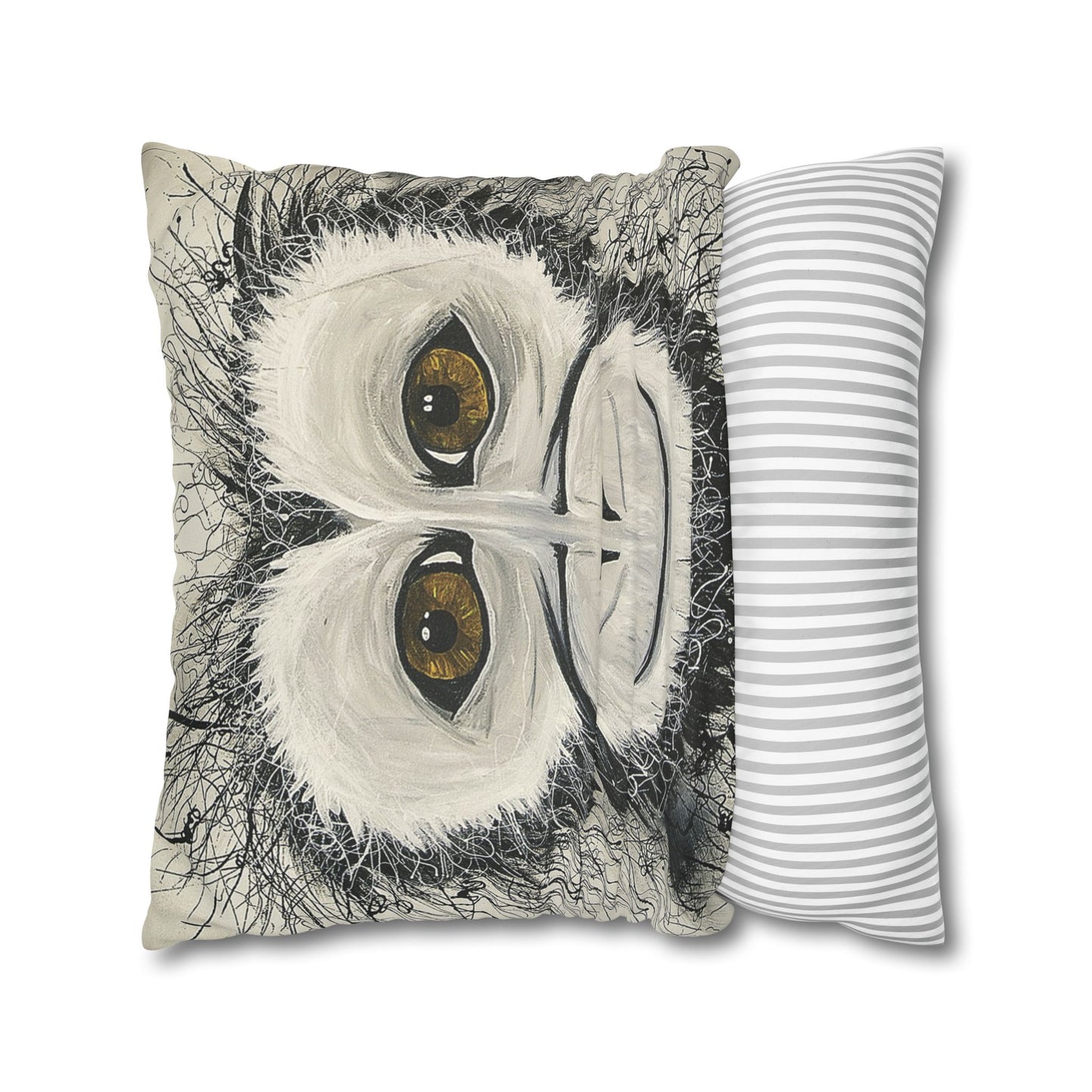 Cheeky Monkey - Faux Suede Square Pillowcase