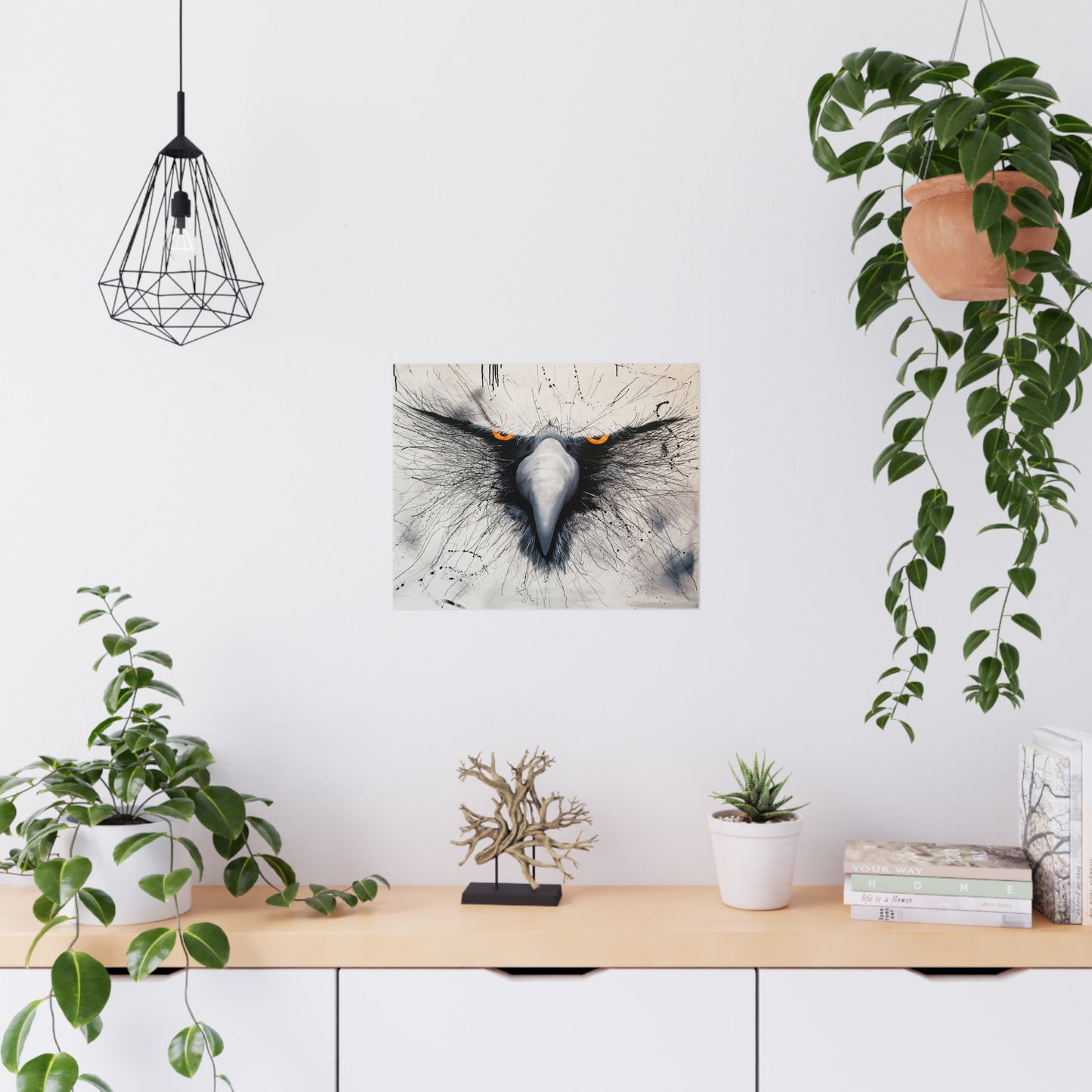 Eagle Eye Matte Poster: Soar with Freedom and Power