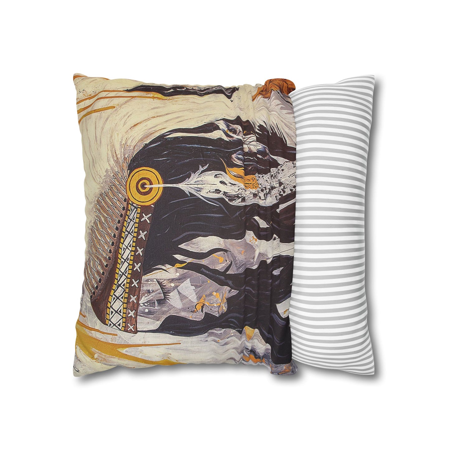 The Dreaming - Faux Suede Square Pillowcase