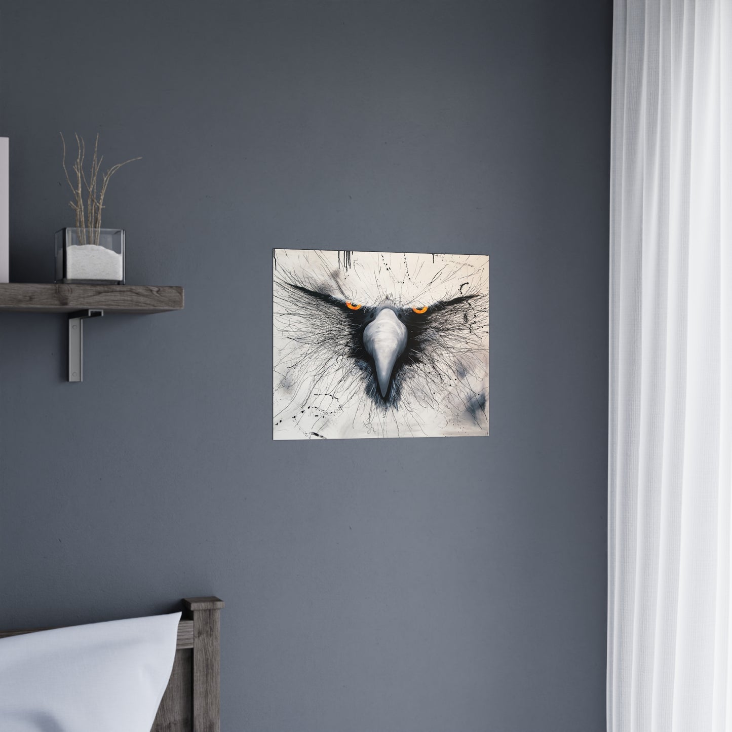 Eagle Eye Matte Poster: Soar with Freedom and Power