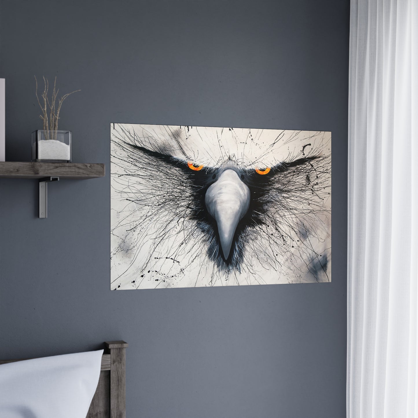 Eagle Eye Matte Poster: Soar with Freedom and Power