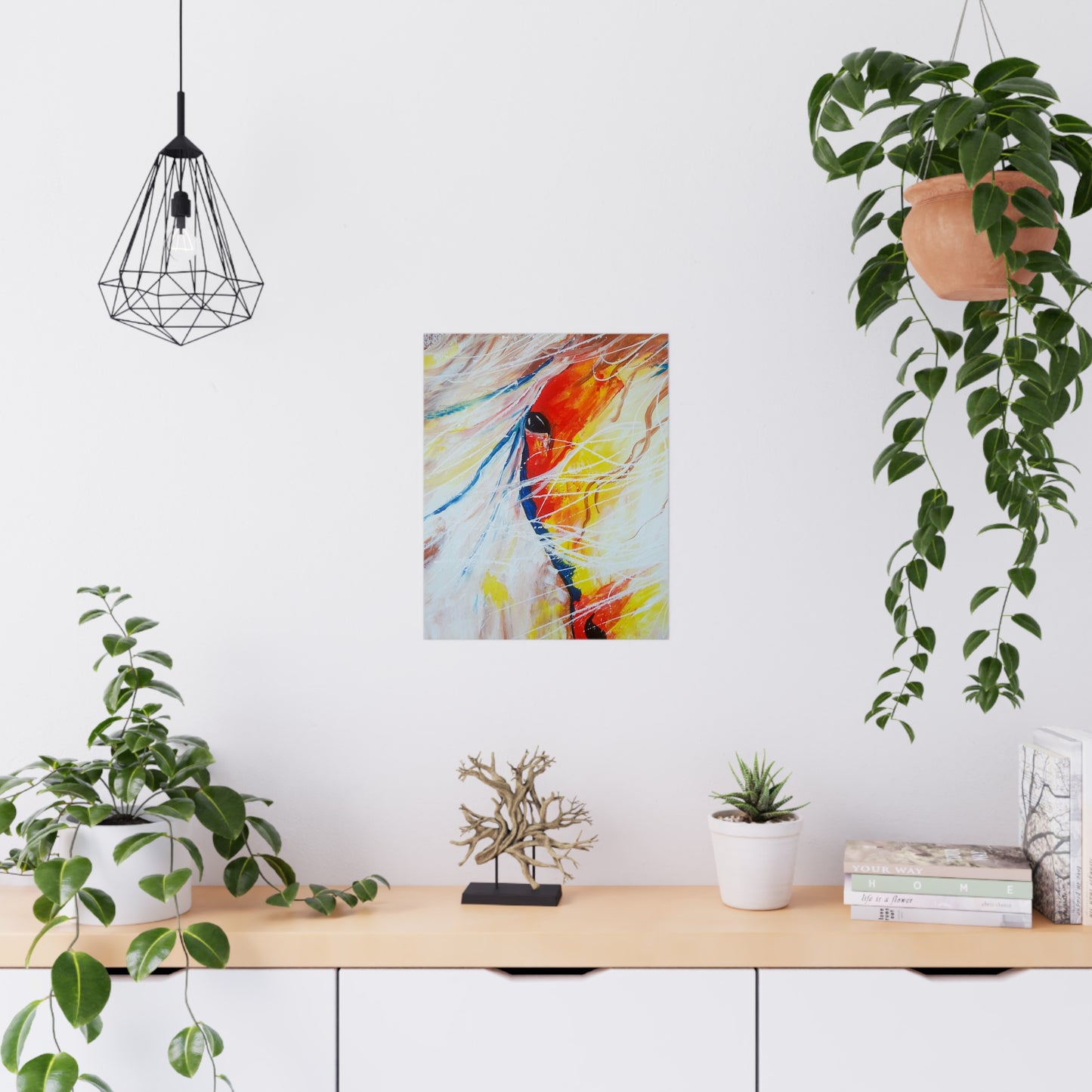 Ember Matte Poster: Ignite Your Space with Fiery Energy
