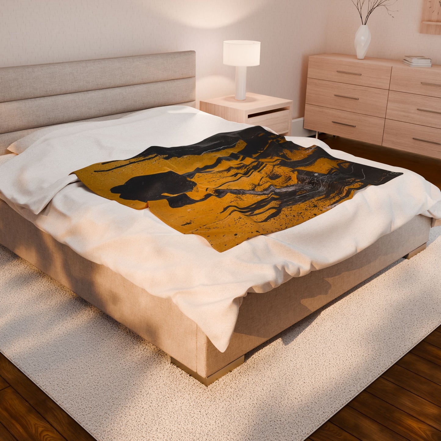 Onyx - Velveteen Plush Blanket