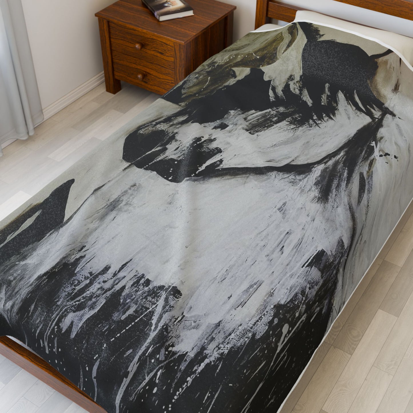 Phantom - Velveteen Plush Blanket