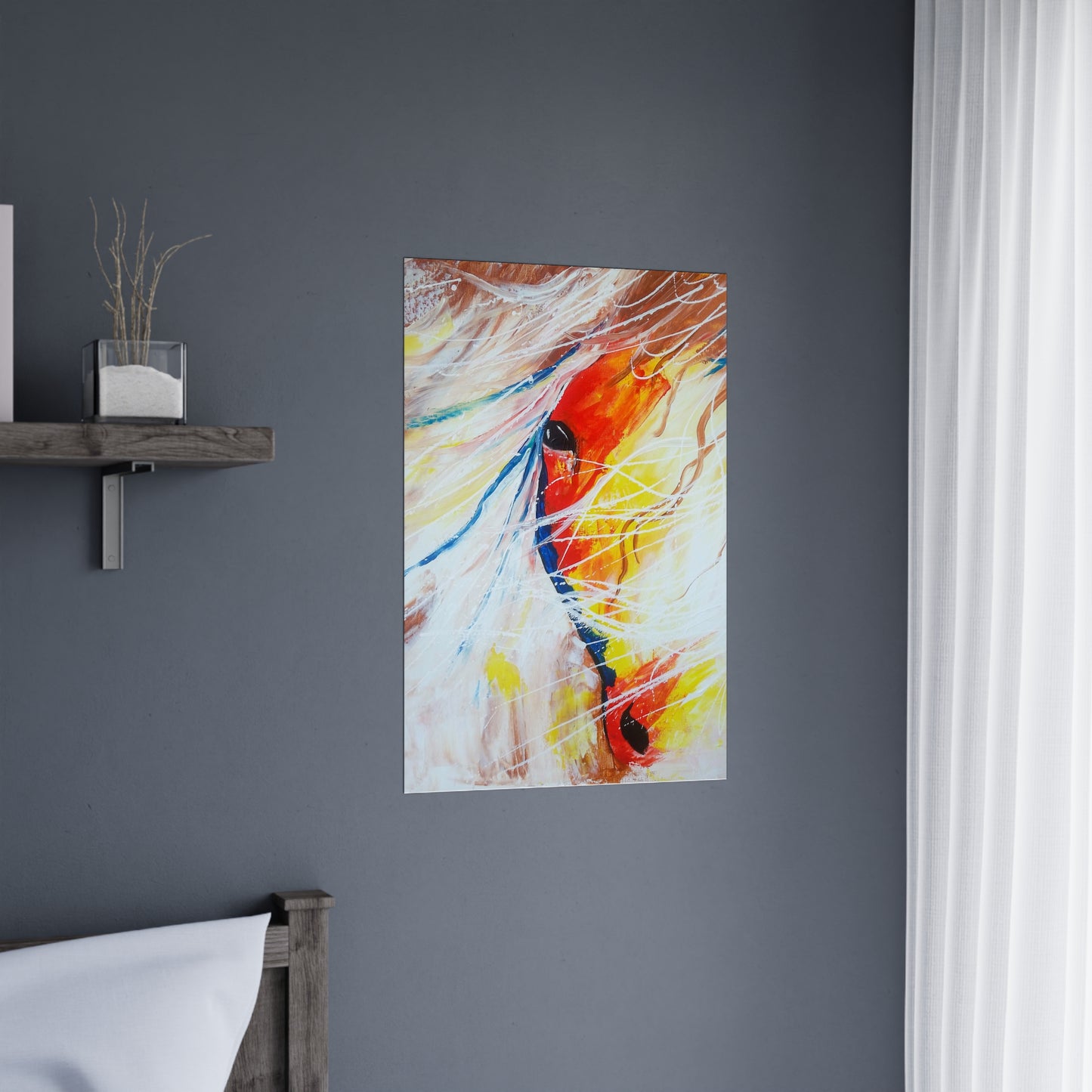 Ember Matte Poster: Ignite Your Space with Fiery Energy