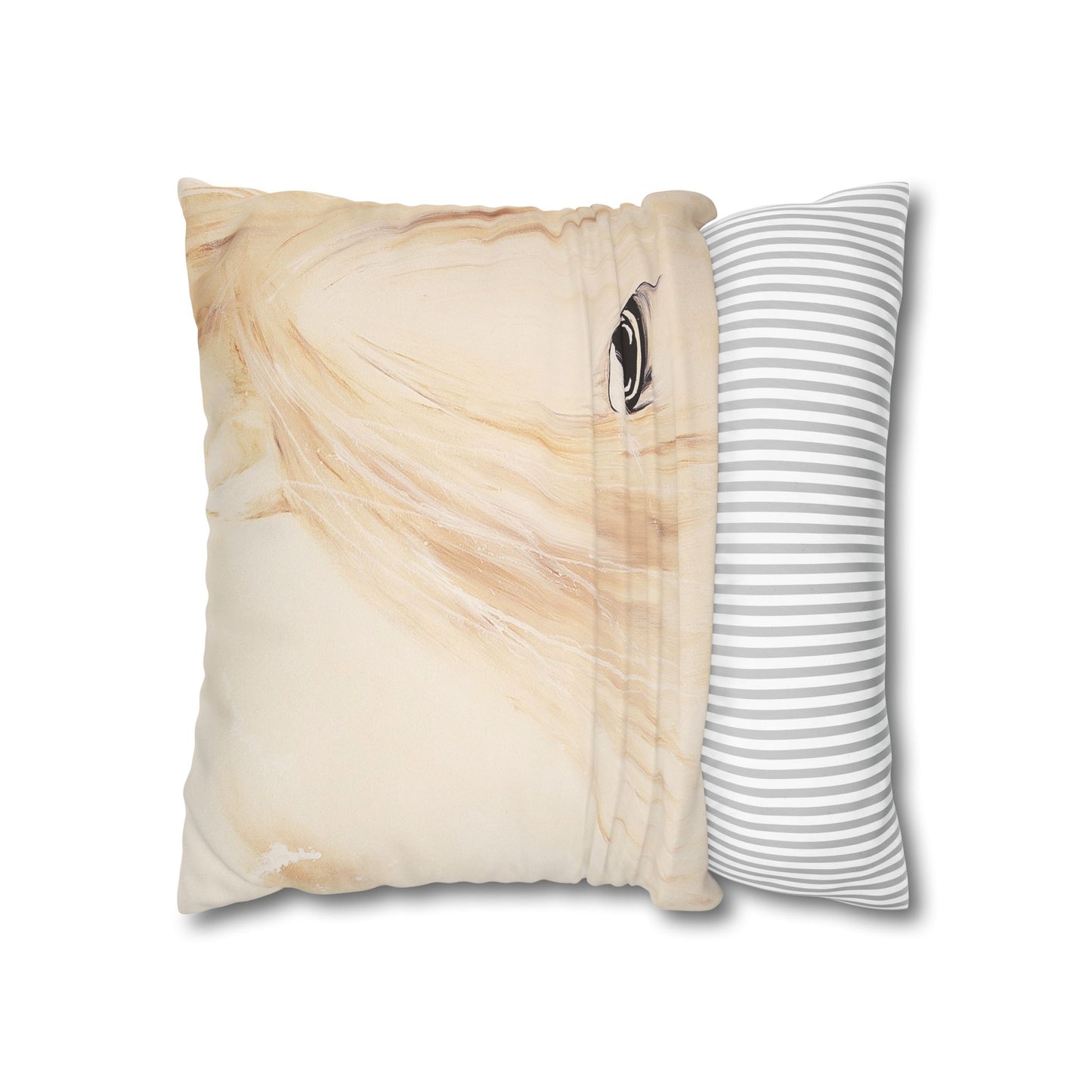 Gentle Soul Faux Suede Pillowcase: Embrace Tranquility and Inner Calm