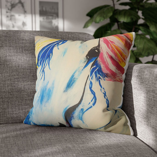 Celestial Faux Suede Pillowcase: Embrace the Magic of the Cosmos