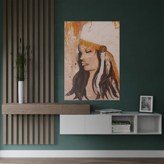 Spirit Sister – Mystical Satin Poster for Soulful Spaces