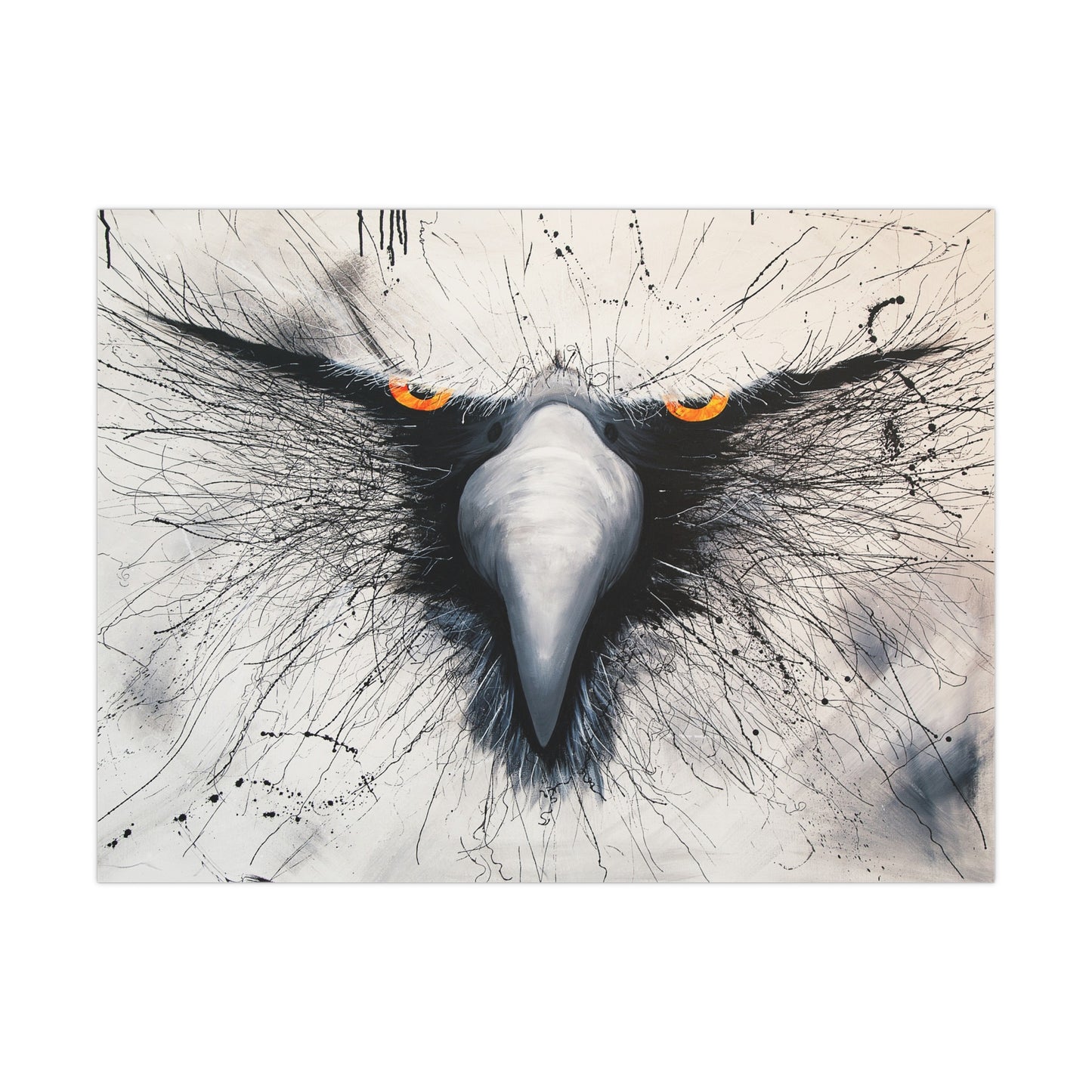 Eagle Eye Matte Poster: Soar with Freedom and Power