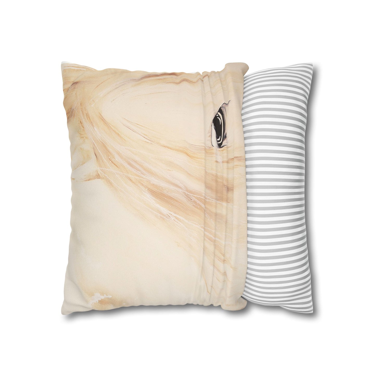 Gentle Soul Faux Suede Pillowcase: Embrace Tranquility and Inner Calm