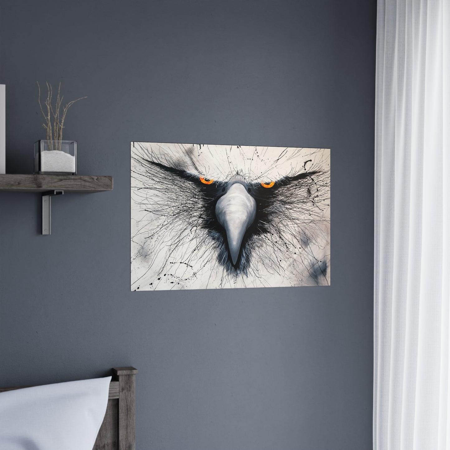 Eagle Eye Matte Poster: Soar with Freedom and Power