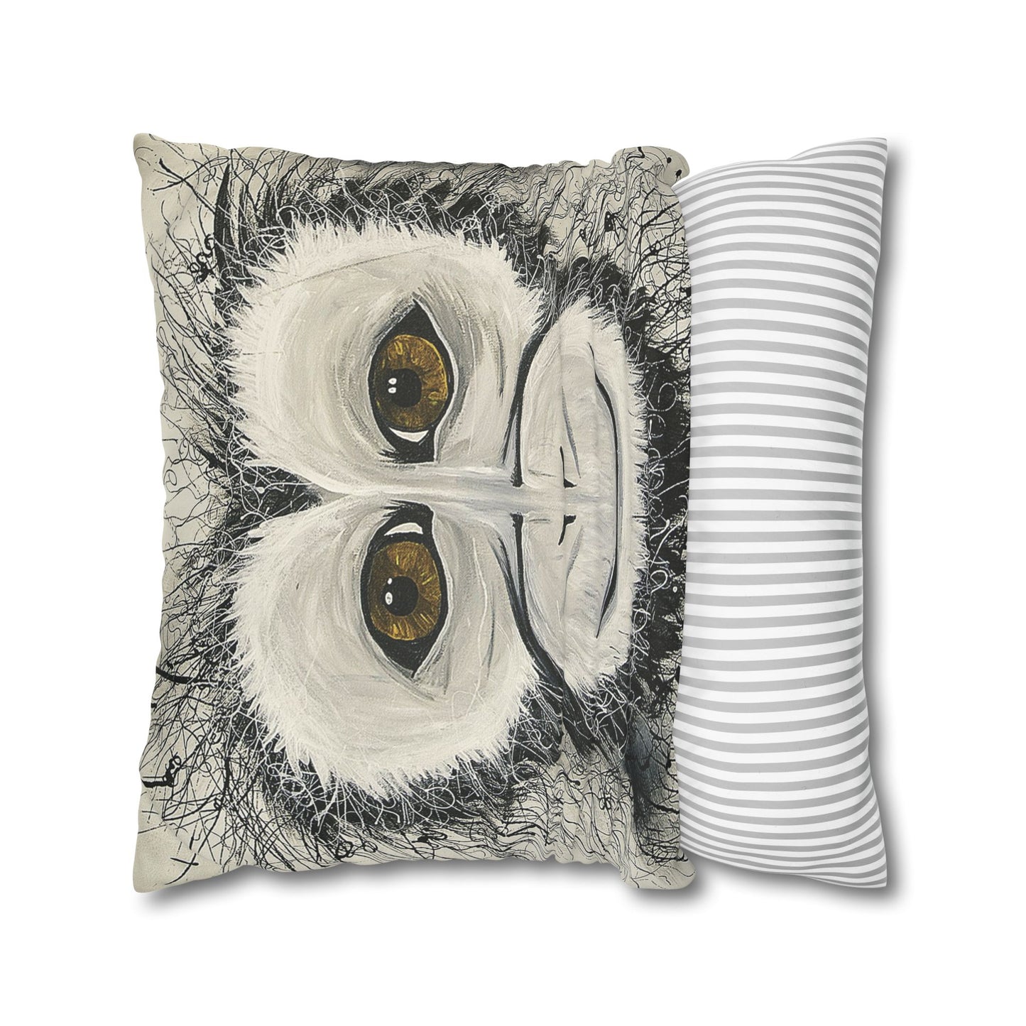 Cheeky Monkey - Faux Suede Square Pillowcase