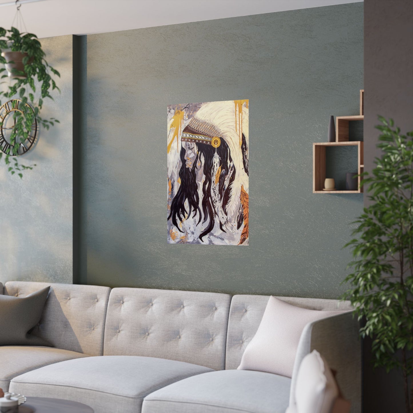 The Dreaming - The Dreaming Satin Poster: A Tribute to nature’s serenity and spiritual beauty