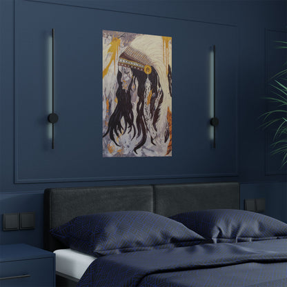 The Dreaming – Mystical Satin Poster for Soulful Spaces